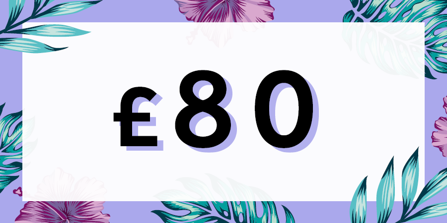 £80 gift card value
